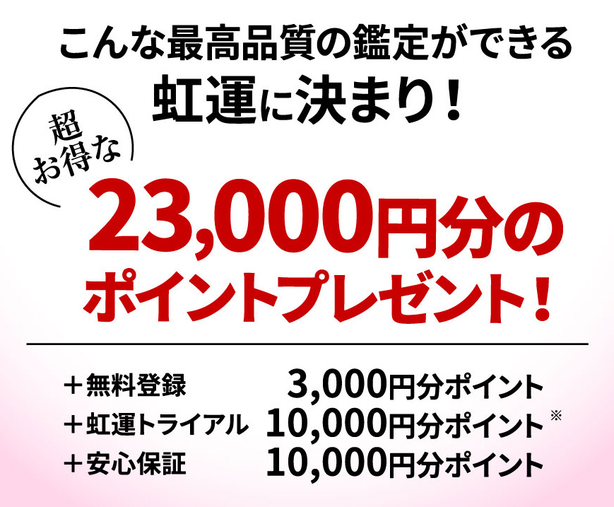 虹運　初回限定プレゼント