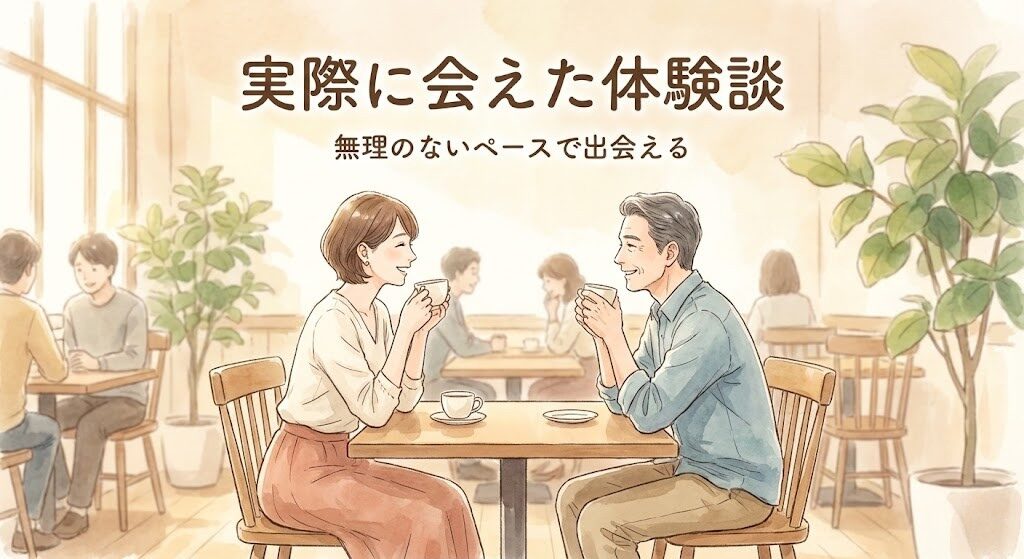 華の会メールで実際に会えた40代・50代の体験談イメージ