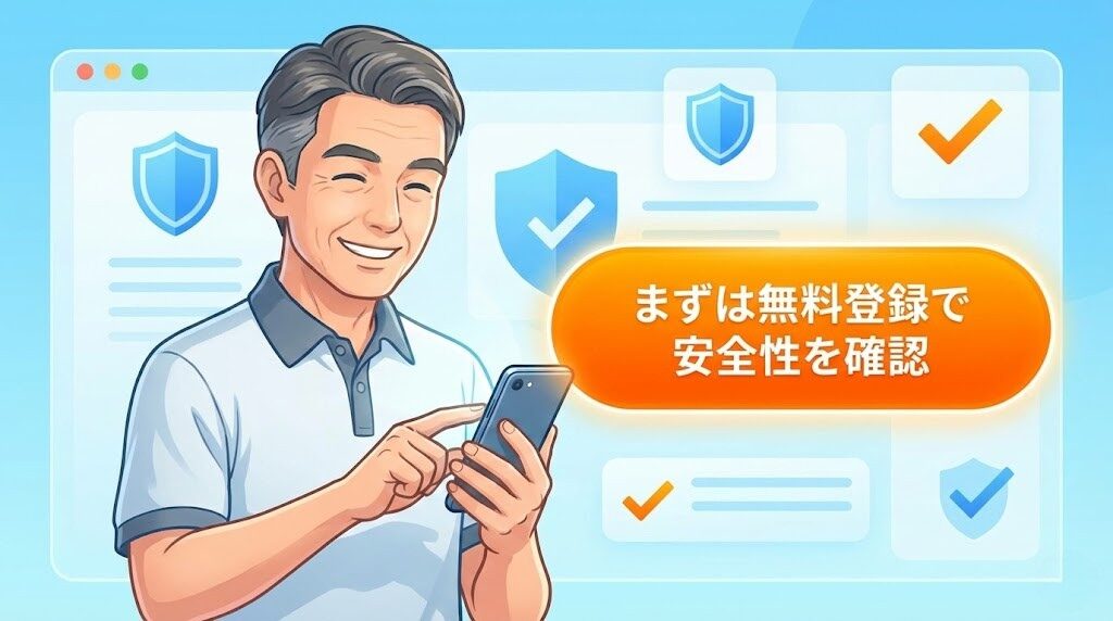 華の会メール無料登録CTA(安全確認)