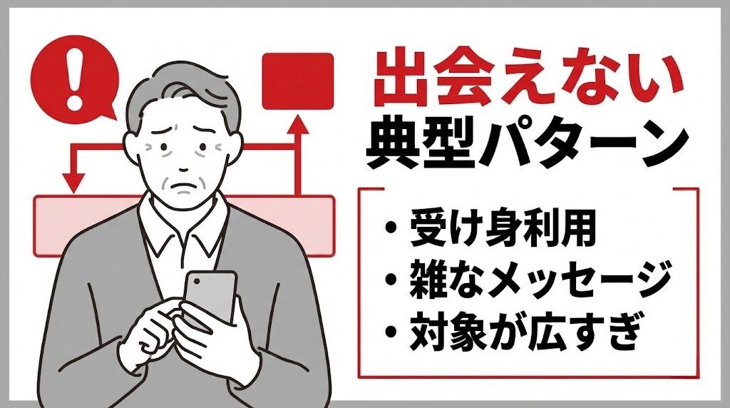 華の会メールで出会えない人の特徴