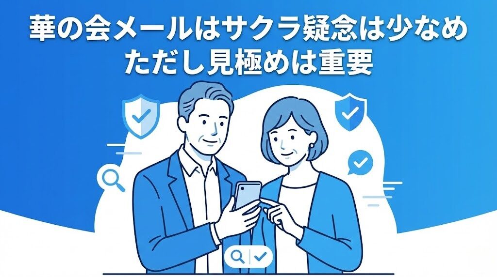 華の会メールのサクラ安全性まとめ
