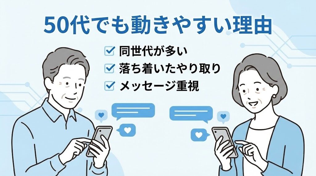 50代が出会いやすい理由